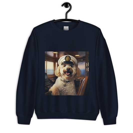 Poodle CruiseShipCaptain Unisex Sweatshirt