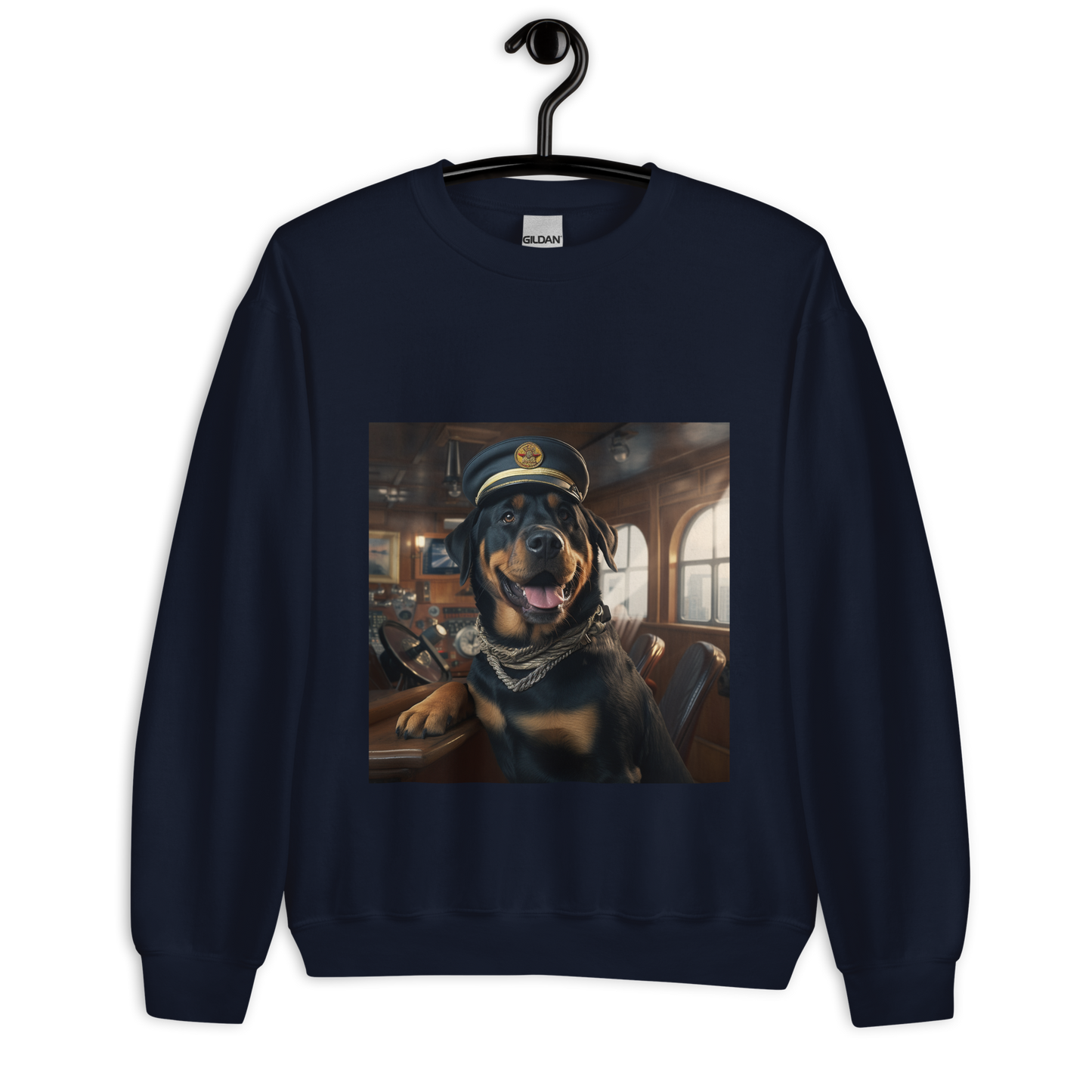 Rottweiler CruiseShipCaptain Unisex Sweatshirt