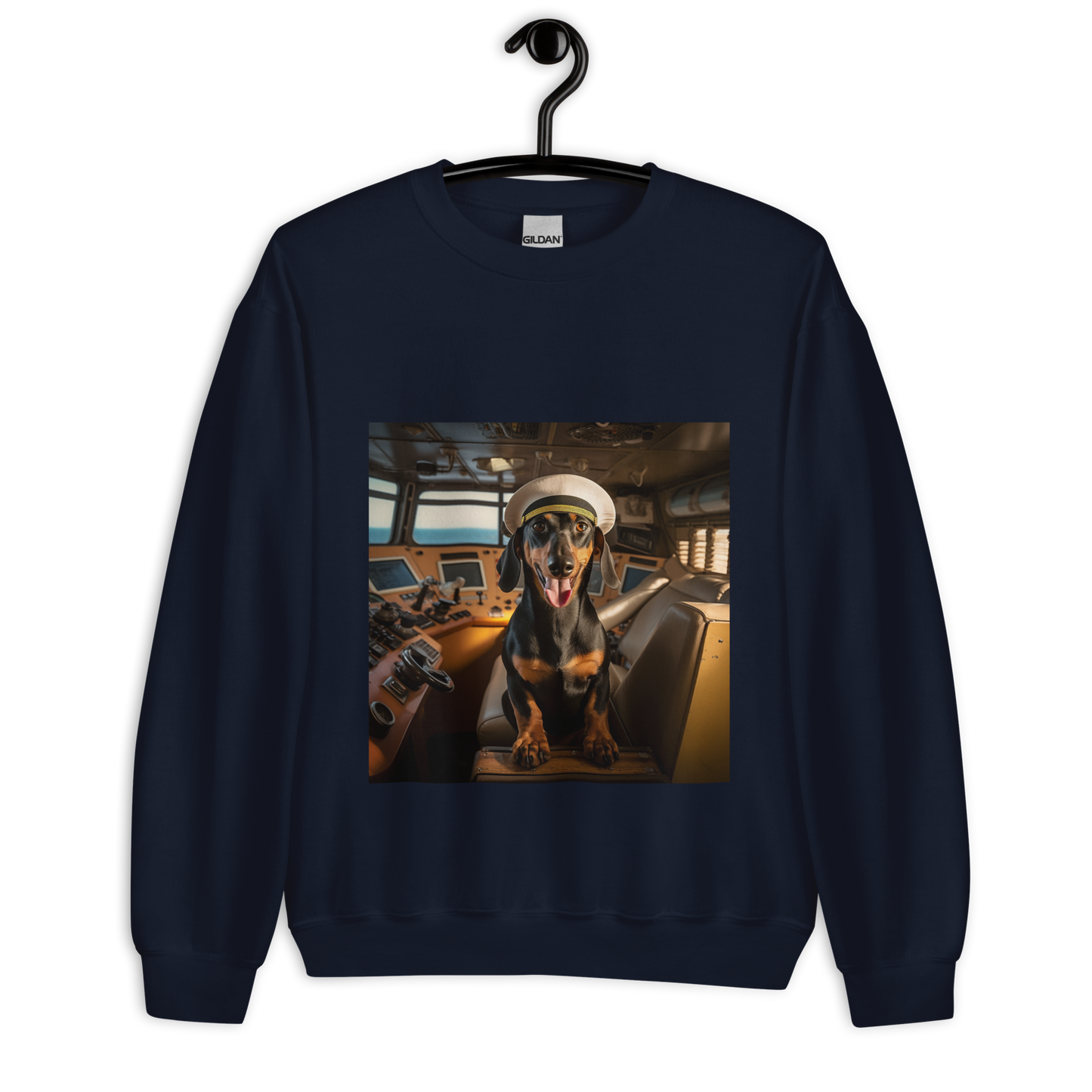 Yorkshire Terrier CruiseShipCaptain Unisex Sweatshirt