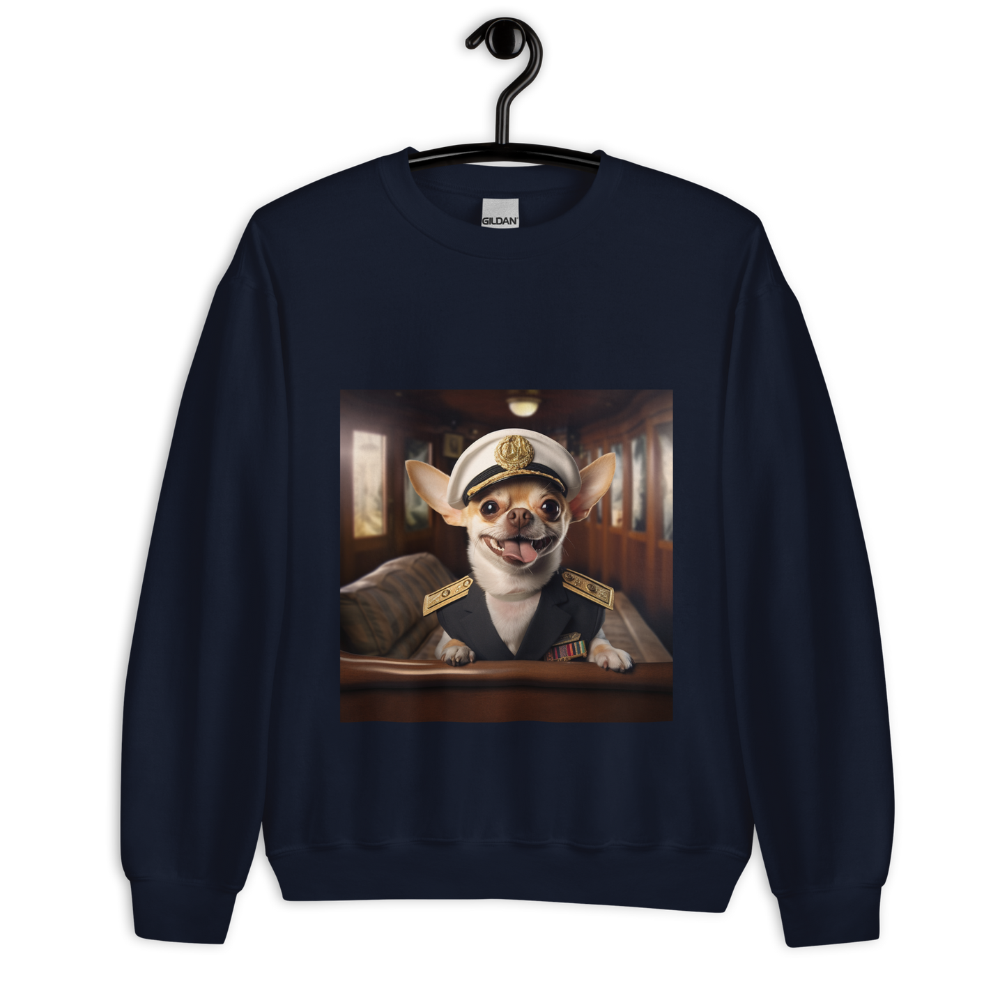 Chihuahua CruiseShipCaptain Unisex Sweatshirt