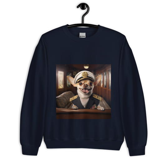 Chihuahua CruiseShipCaptain Unisex Sweatshirt