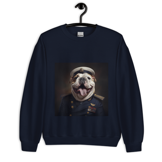 Bulldog NavyOfficer Unisex Sweatshirt