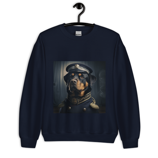 Rottweiler NavyOfficer Unisex Sweatshirt