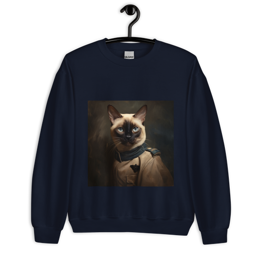 Siamese NavyOfficer Unisex Sweatshirt