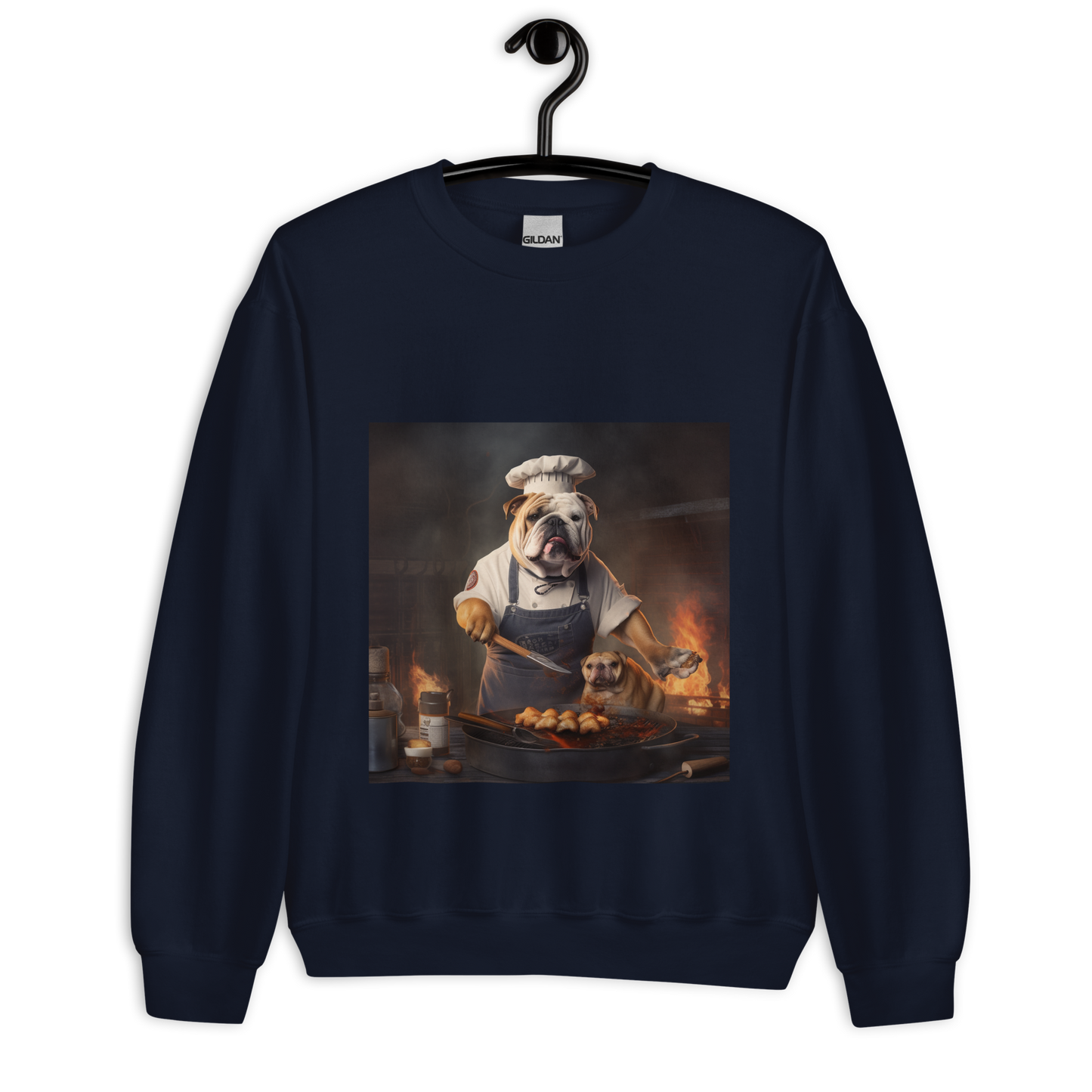 Bulldog Chef Unisex Sweatshirt