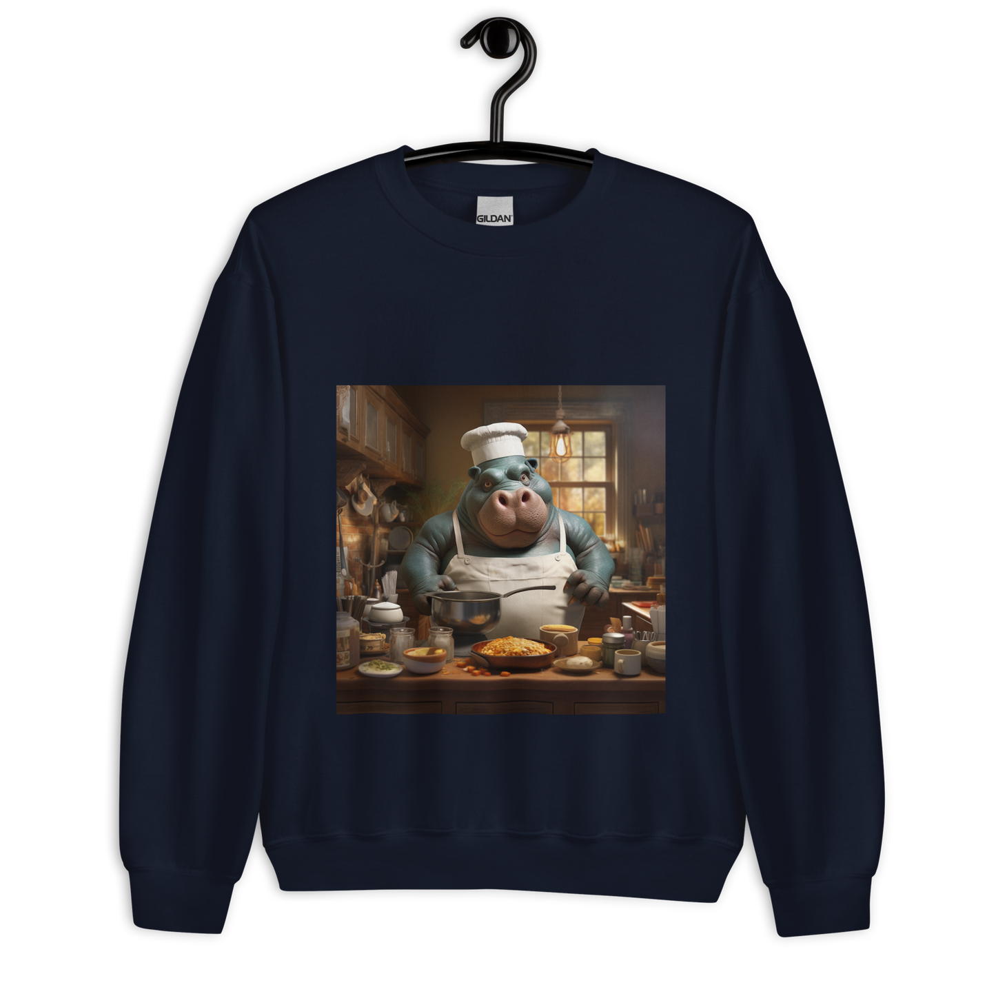 Hippo Chef Unisex Sweatshirt