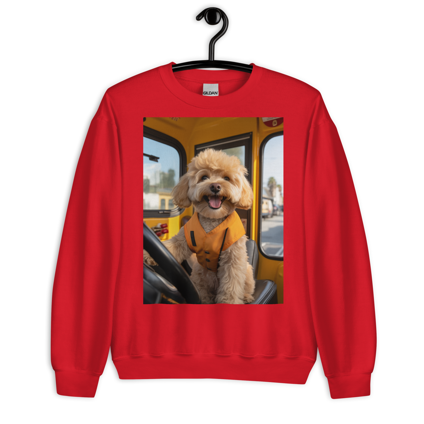 Poodle Bus Driver Sweatshirt