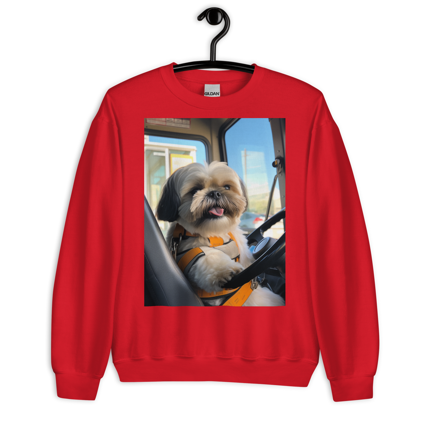 Shih Tzu Bus Driver Sweatshirt