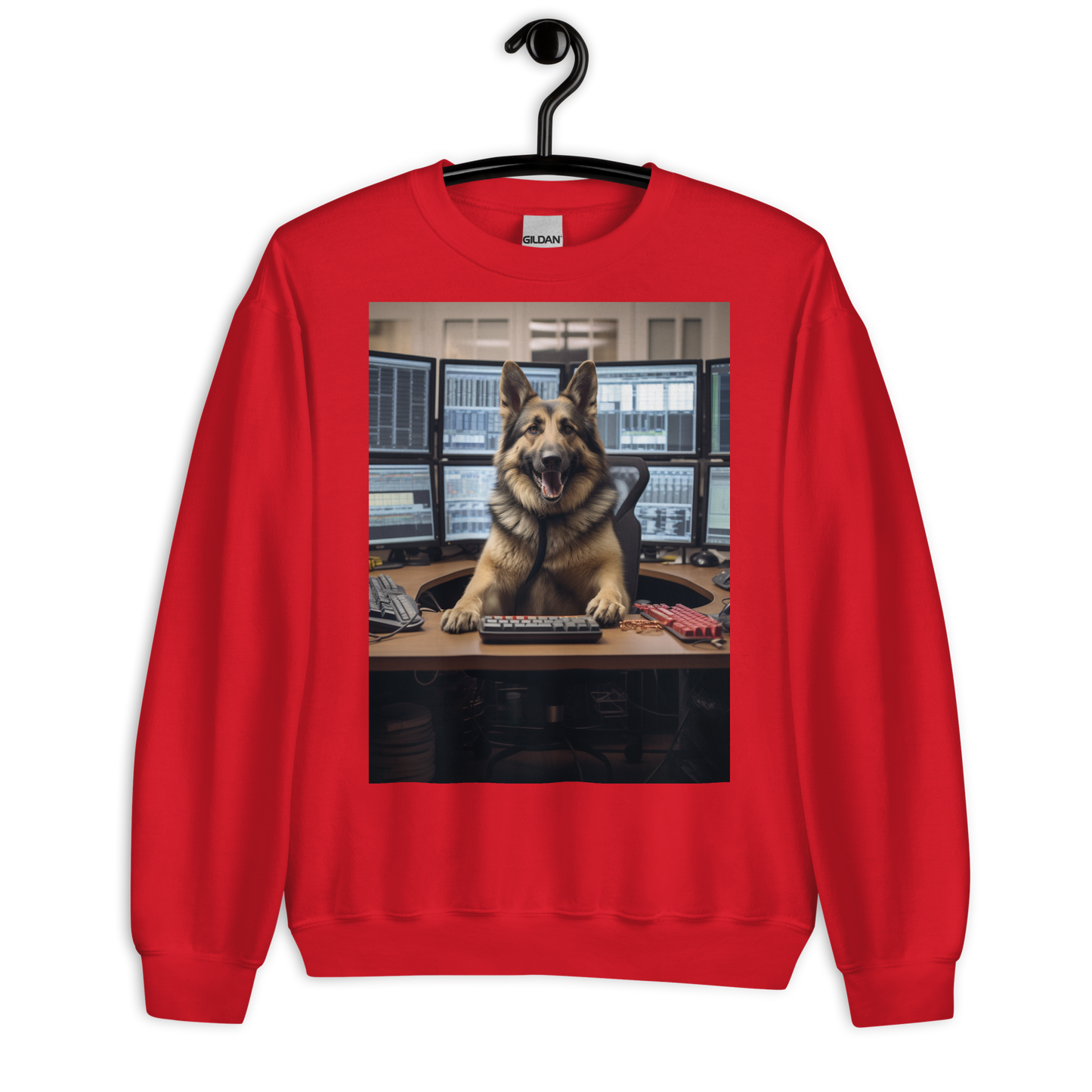 German Shepherd Stock Trader Sweatshirt