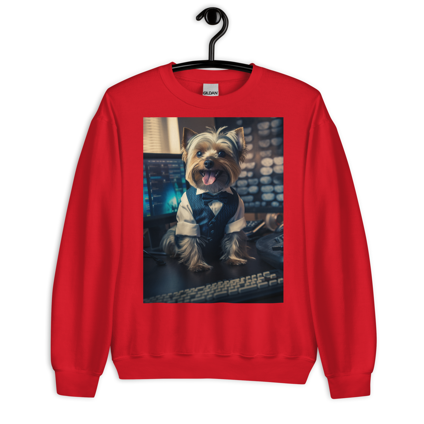 Yorkshire Terrier Stock Trader Sweatshirt