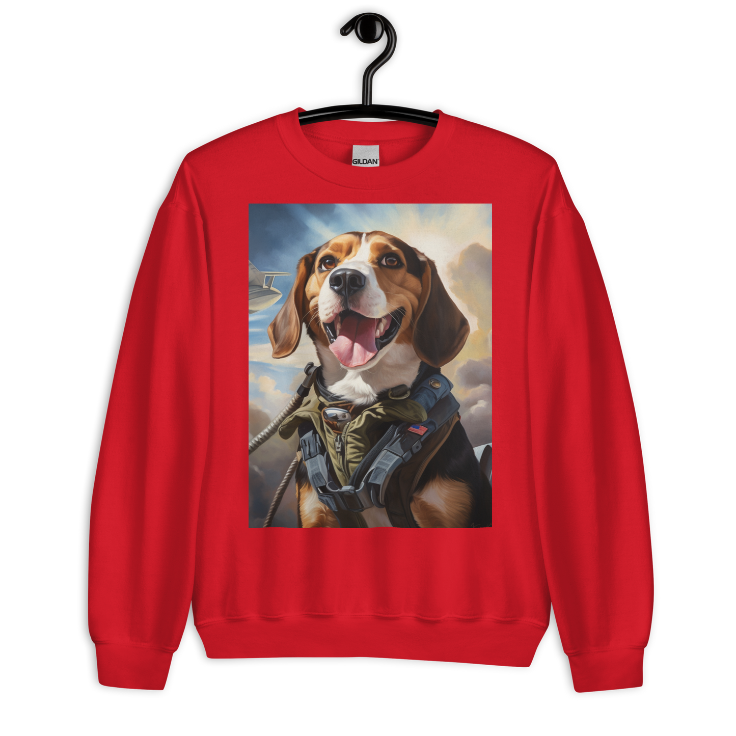 Beagle Air Force Officer Sweatshirt