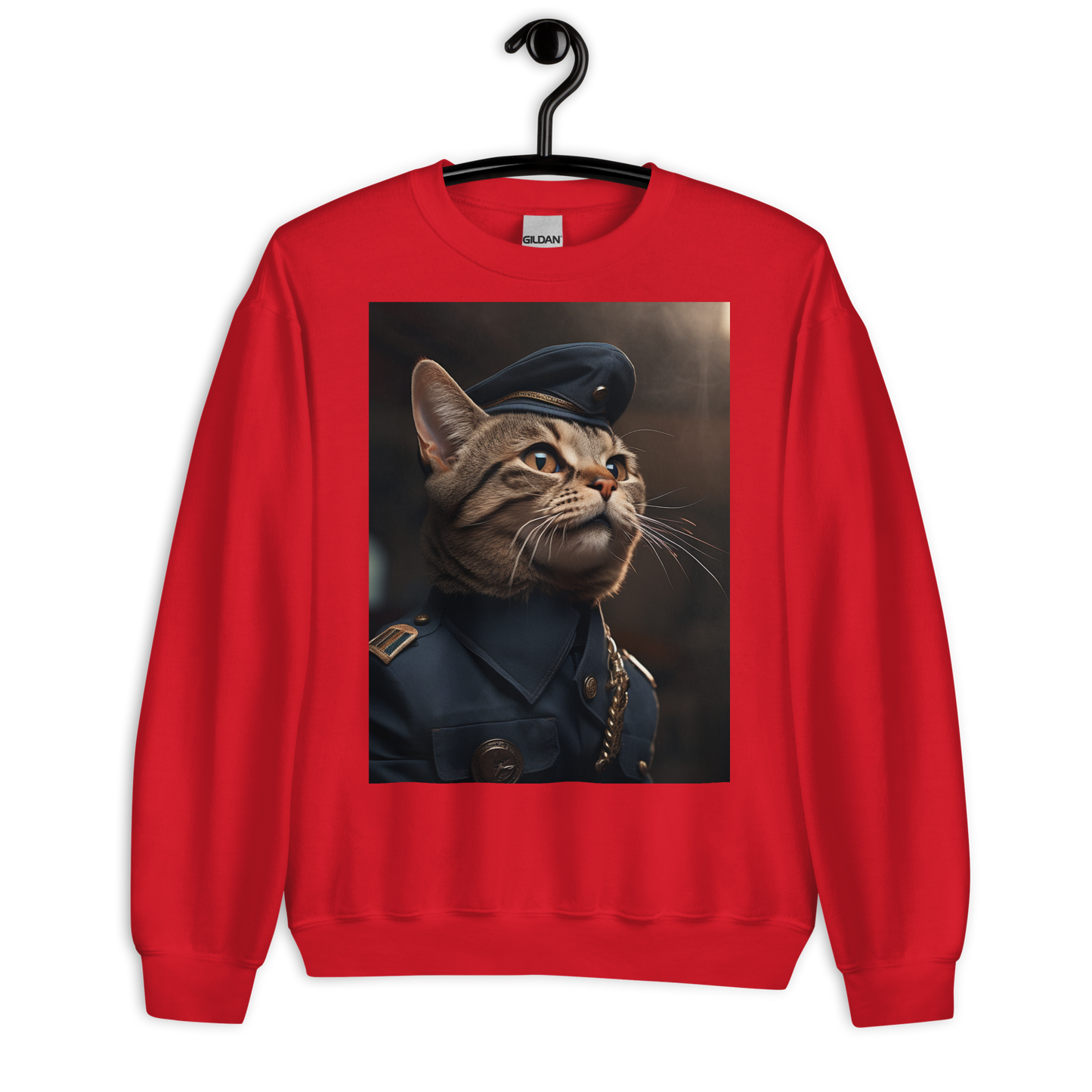 Domestic Shorthair Air Force Officer Sweatshirt