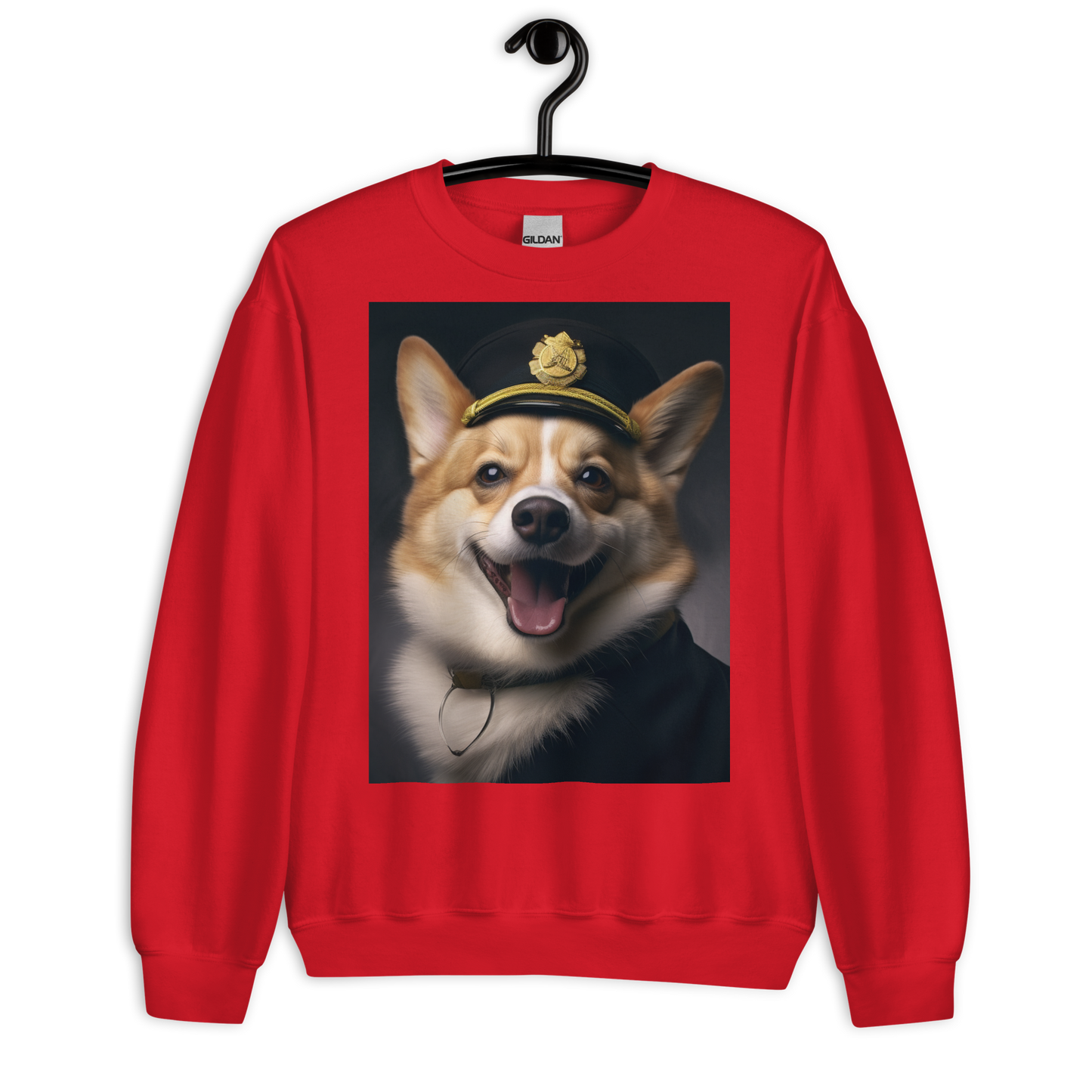 Pembroke Welsh Corgi Airline Pilot Sweatshirt