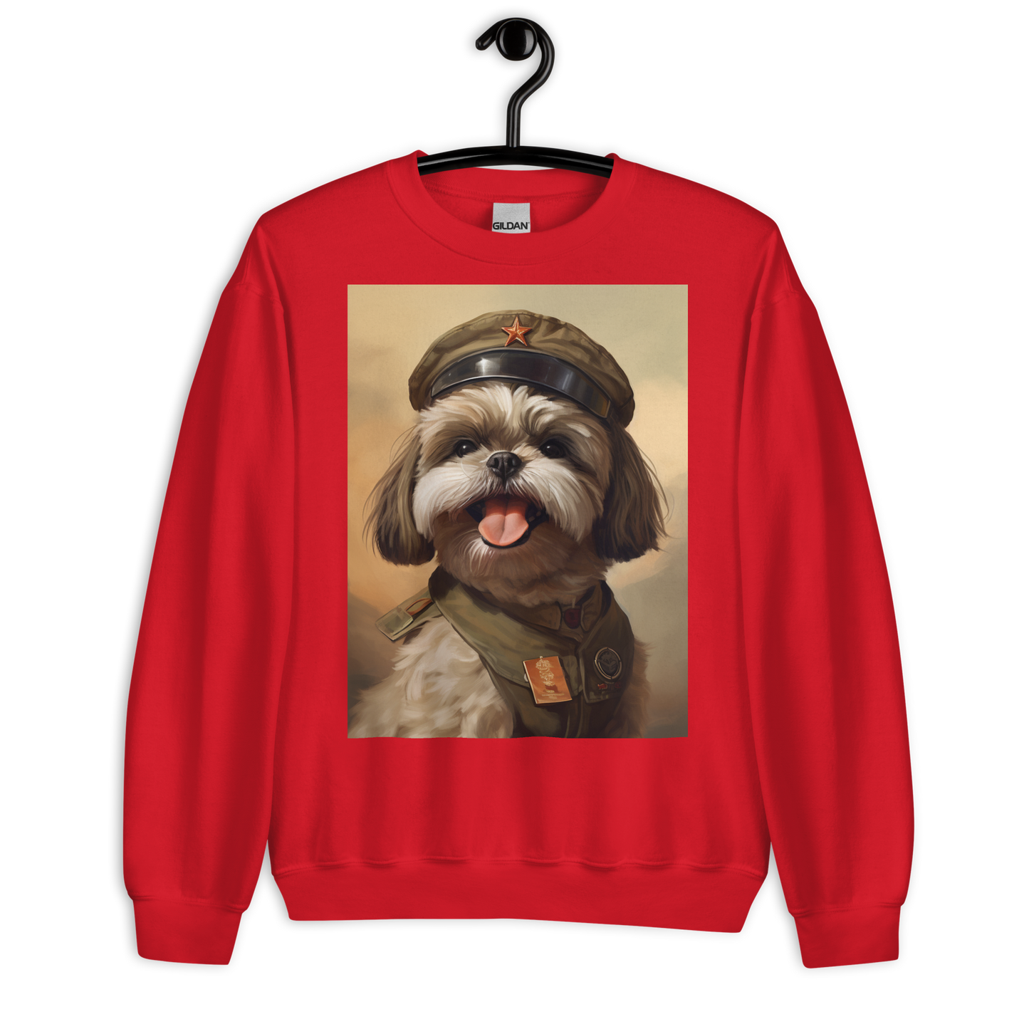 Shih Tzu Military Person Sweatshirt