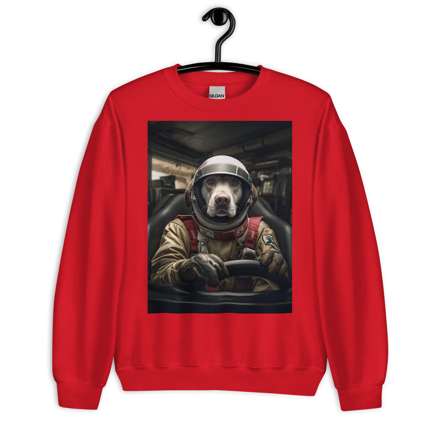 Labrador Retriever F1 Car Driver Sweatshirt