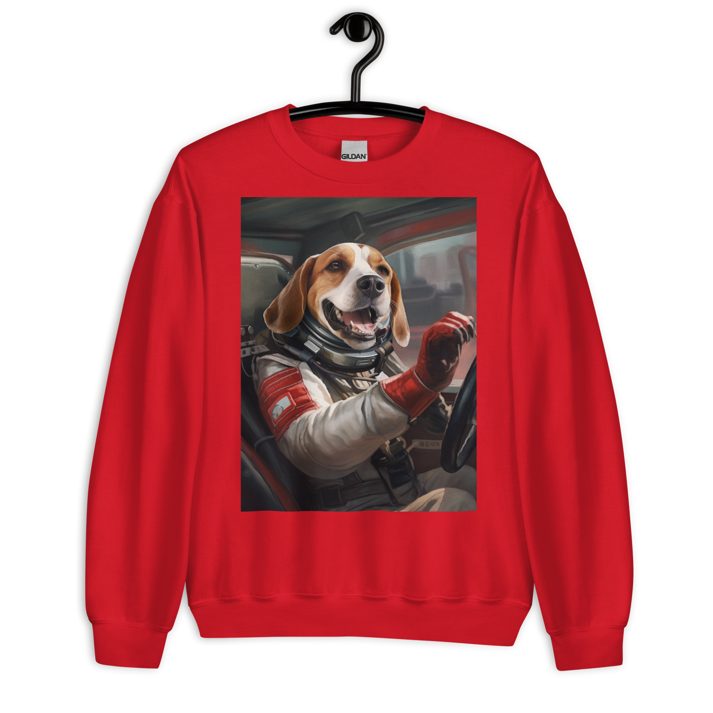 Beagle F1 Car Driver Sweatshirt