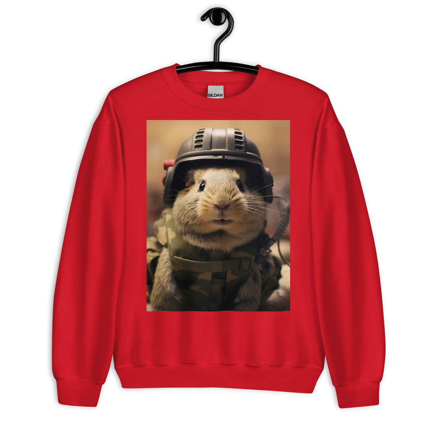 Guinea Pigs Military Person Sweatshirt