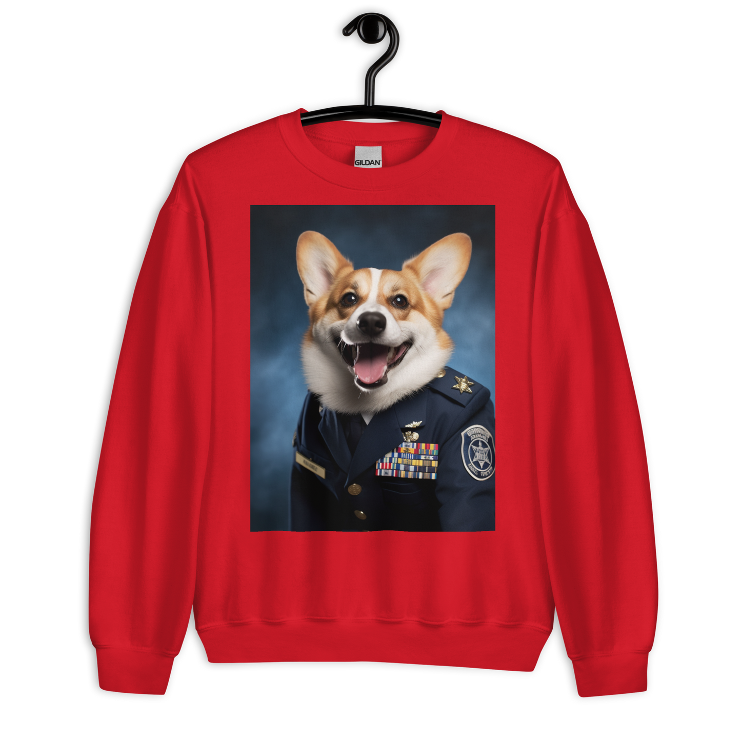 Pembroke Welsh Corgi Police Officer Sweatshirt