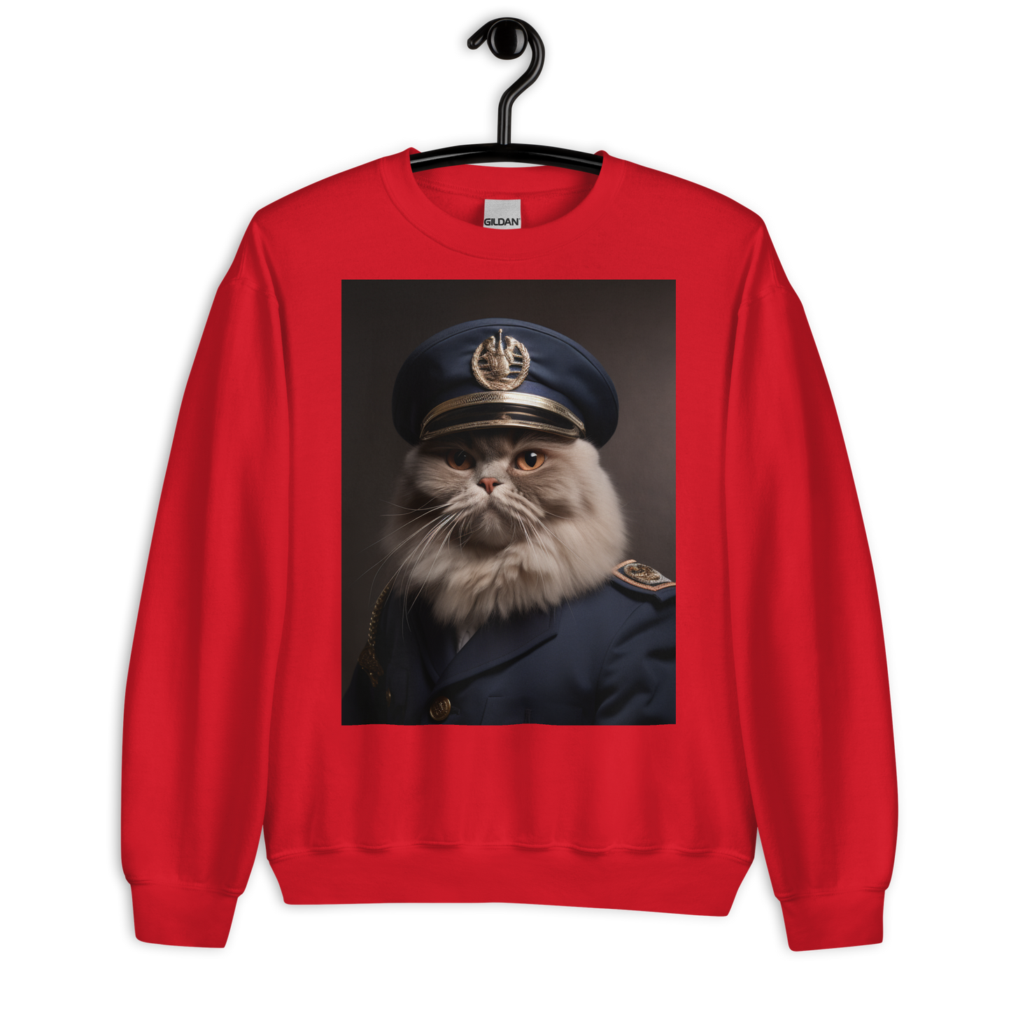 Maine Coon Police Officer Sweatshirt