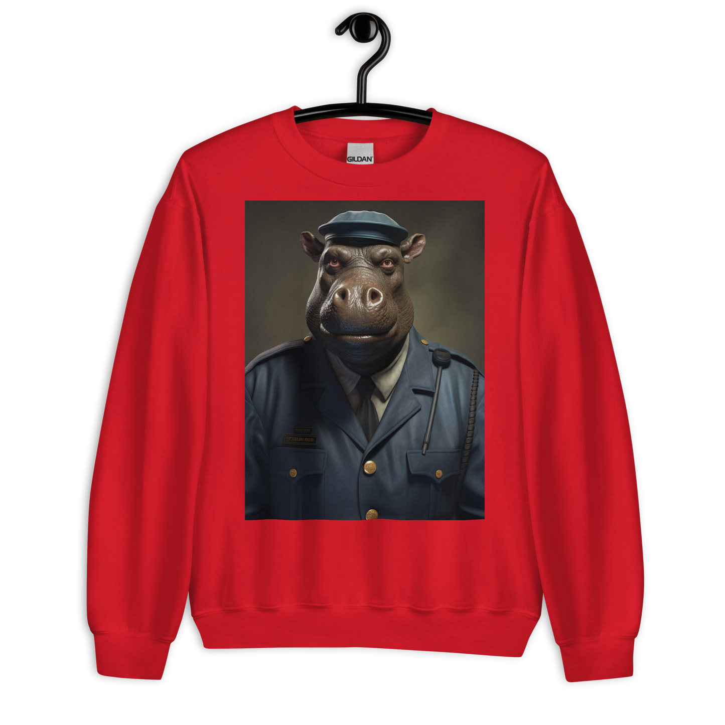 Hippo Police Officer Sweatshirt