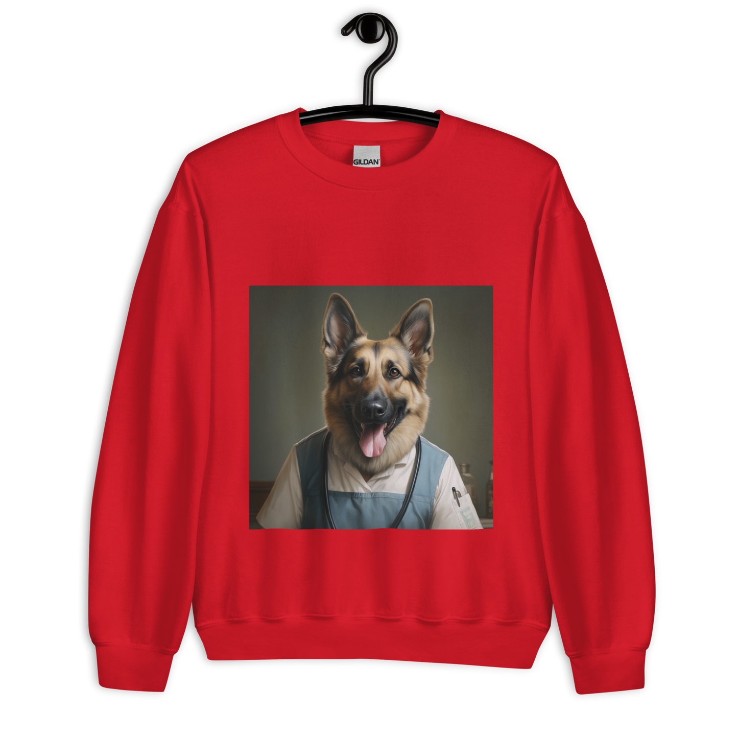 German Shepherd Nurse Unisex Sweatshirt