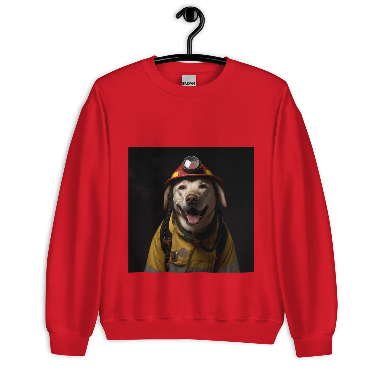 Labrador Retriever Firefighter Unisex Sweatshirt