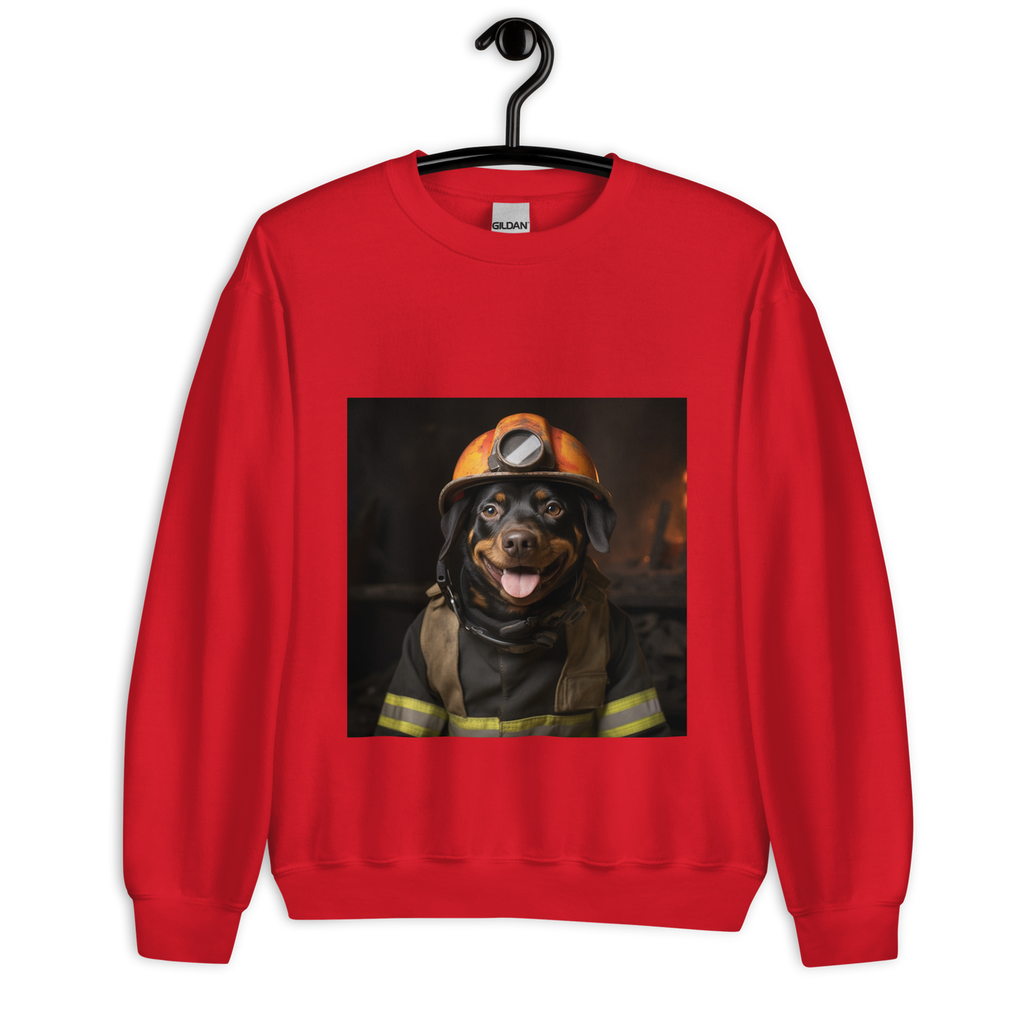 Rottweiler Firefighter Unisex Sweatshirt