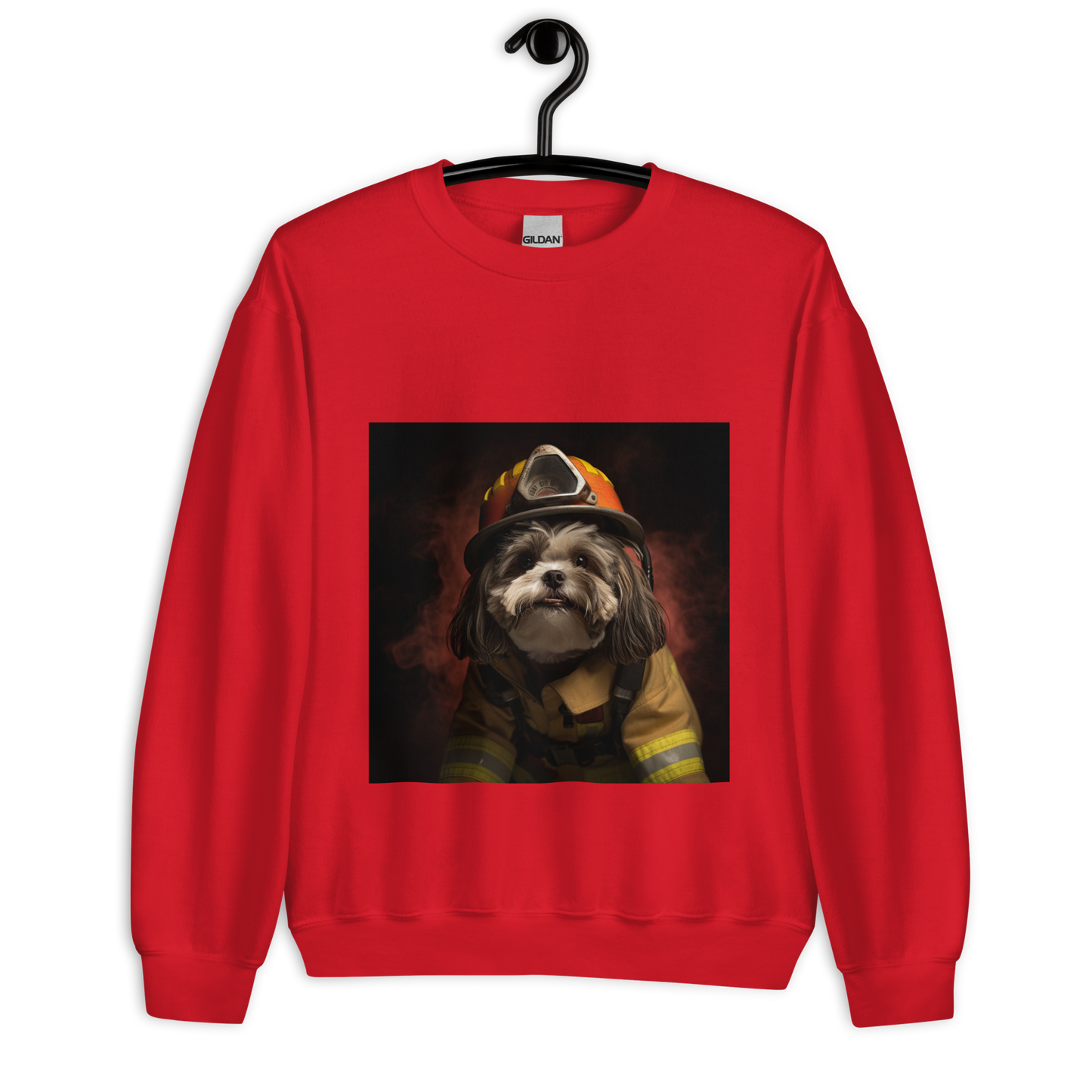 Shih Tzu Firefighter Unisex Sweatshirt