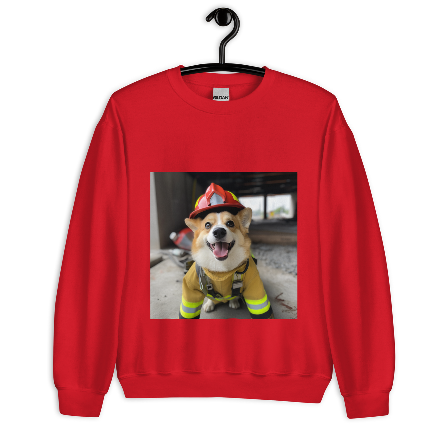 Pembroke Welsh Corgi Firefighter Unisex Sweatshirt