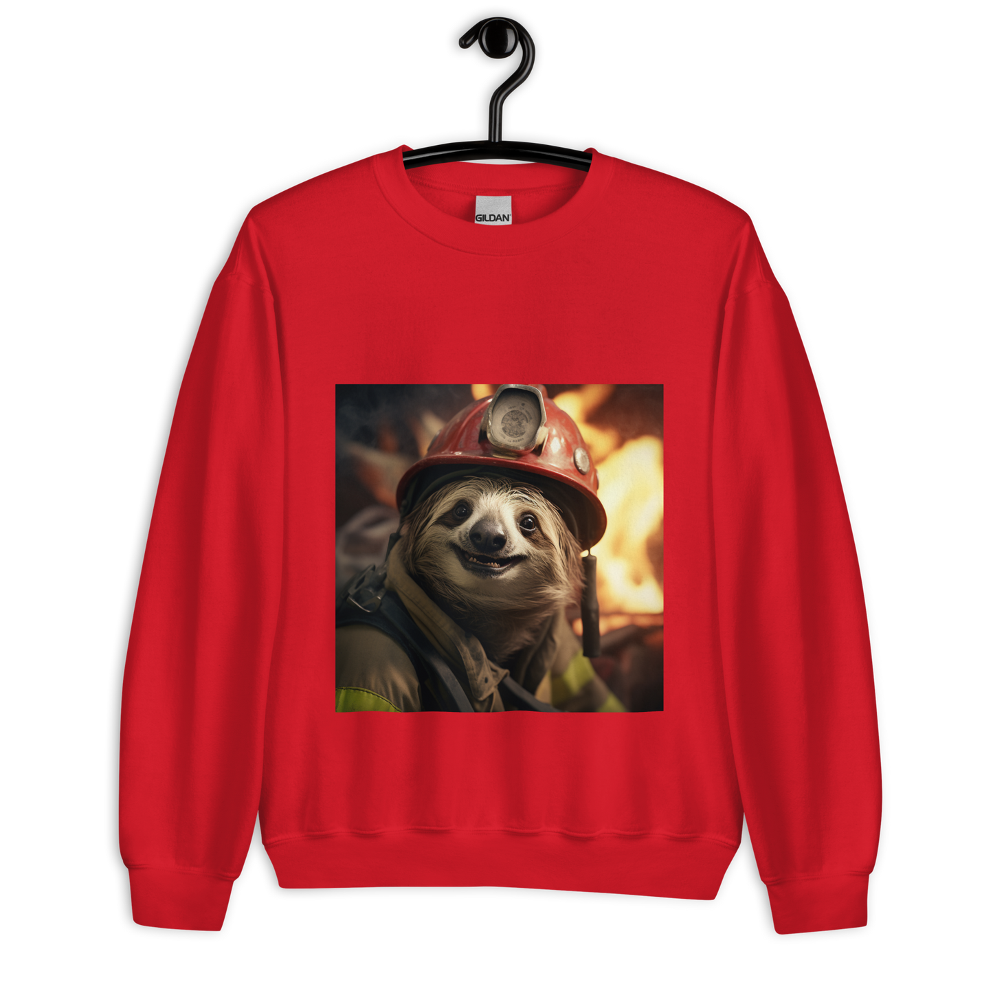 Sloth Firefighter Unisex Sweatshirt