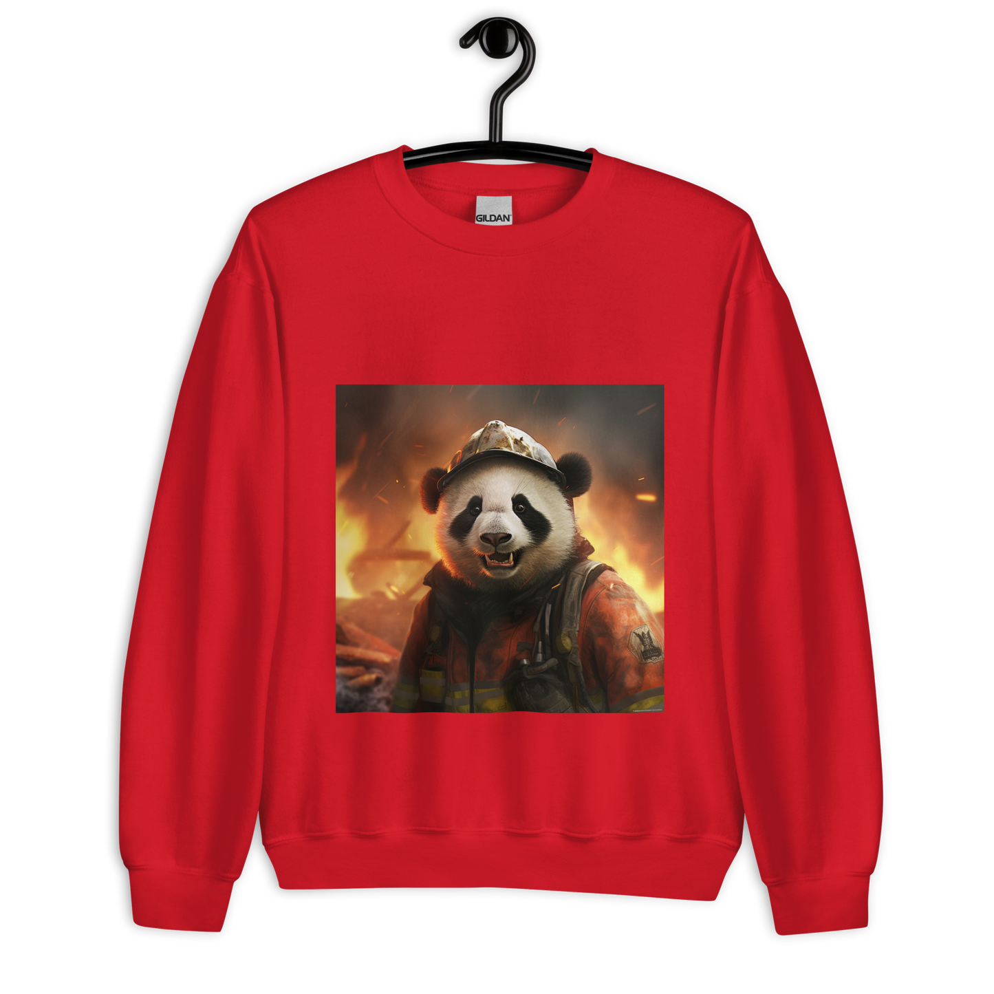 Panda Firefighter Unisex Sweatshirt