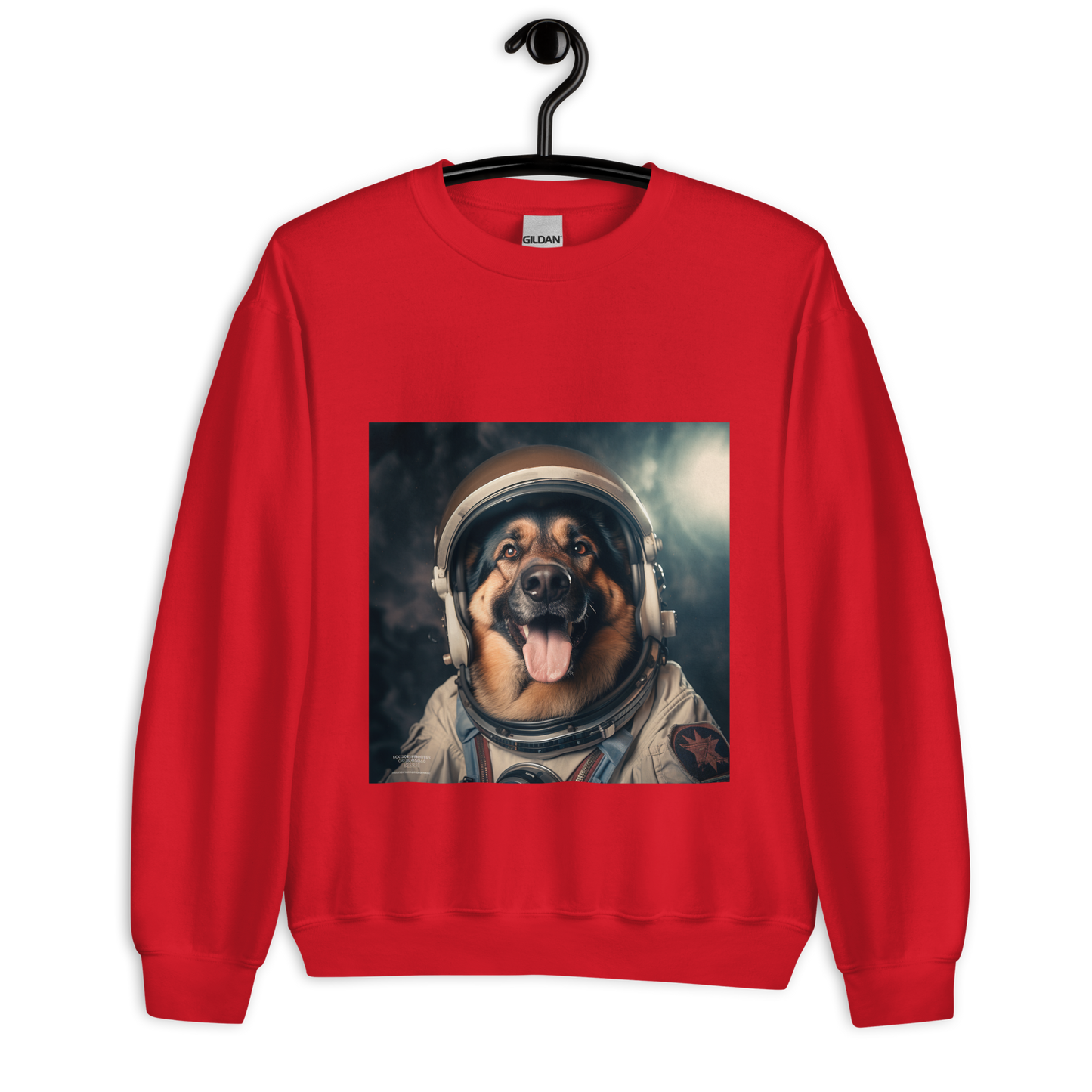 German Shepherd Astronaut Unisex Sweatshirt