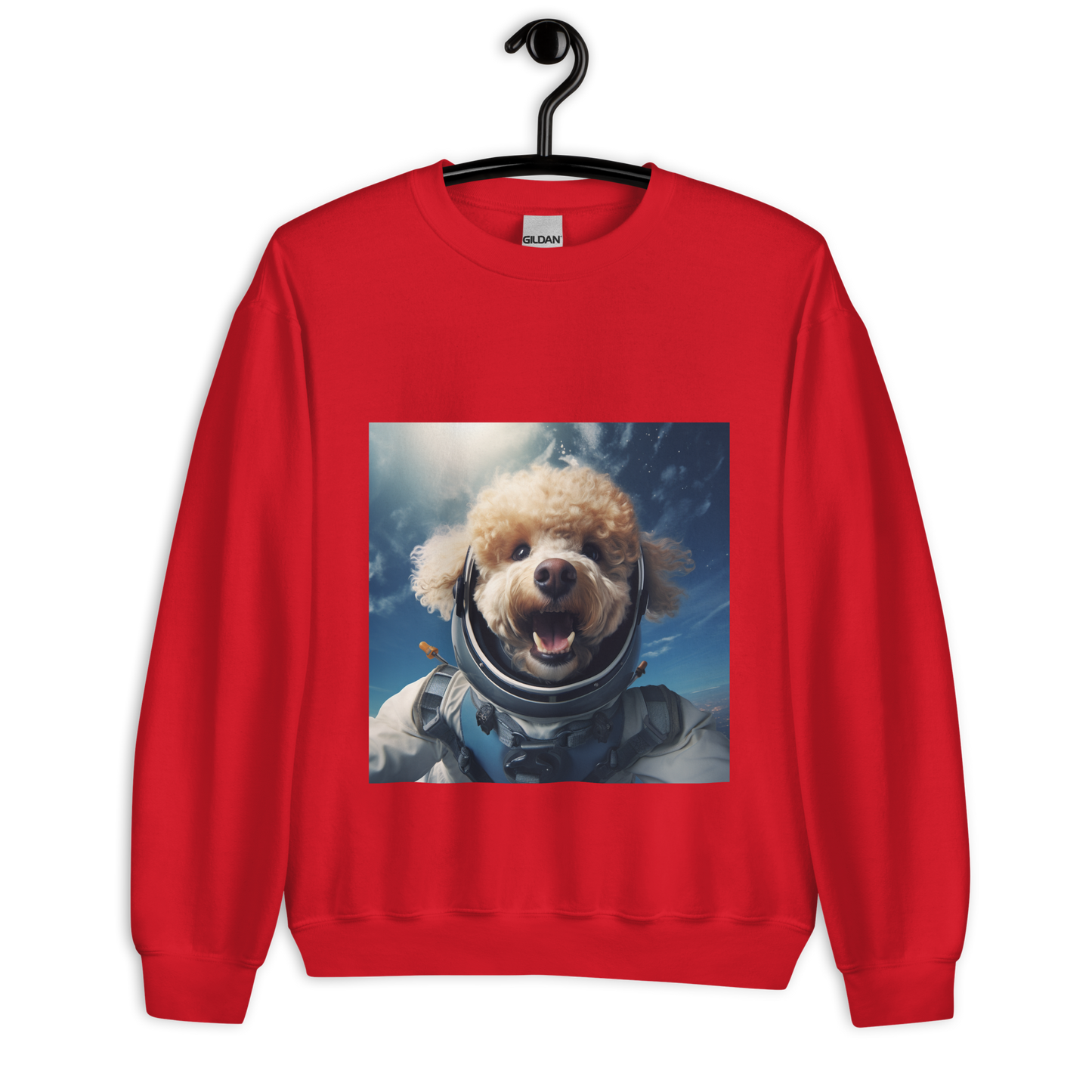 Poodle Astronaut Unisex Sweatshirt