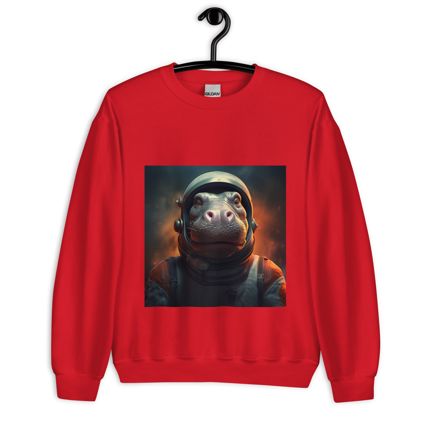 Hippo Astronaut Unisex Sweatshirt