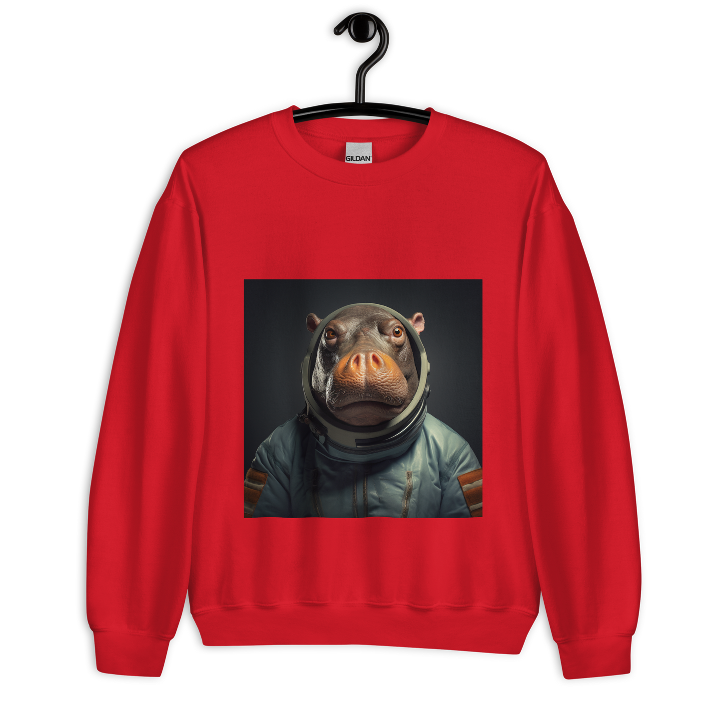 Hippo Astronaut Unisex Sweatshirt