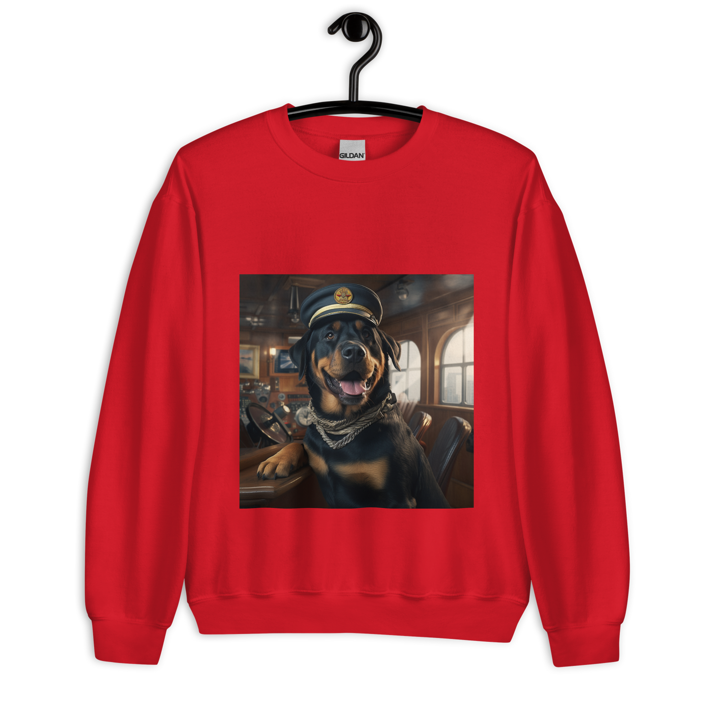 Rottweiler CruiseShipCaptain Unisex Sweatshirt