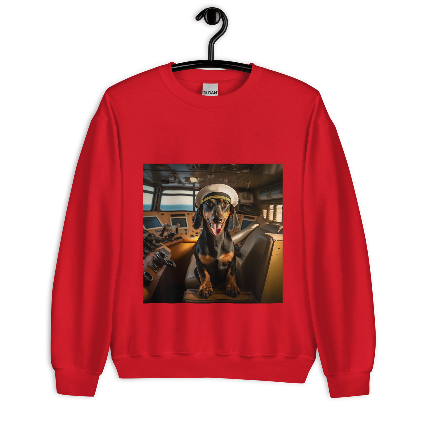 Yorkshire Terrier CruiseShipCaptain Unisex Sweatshirt