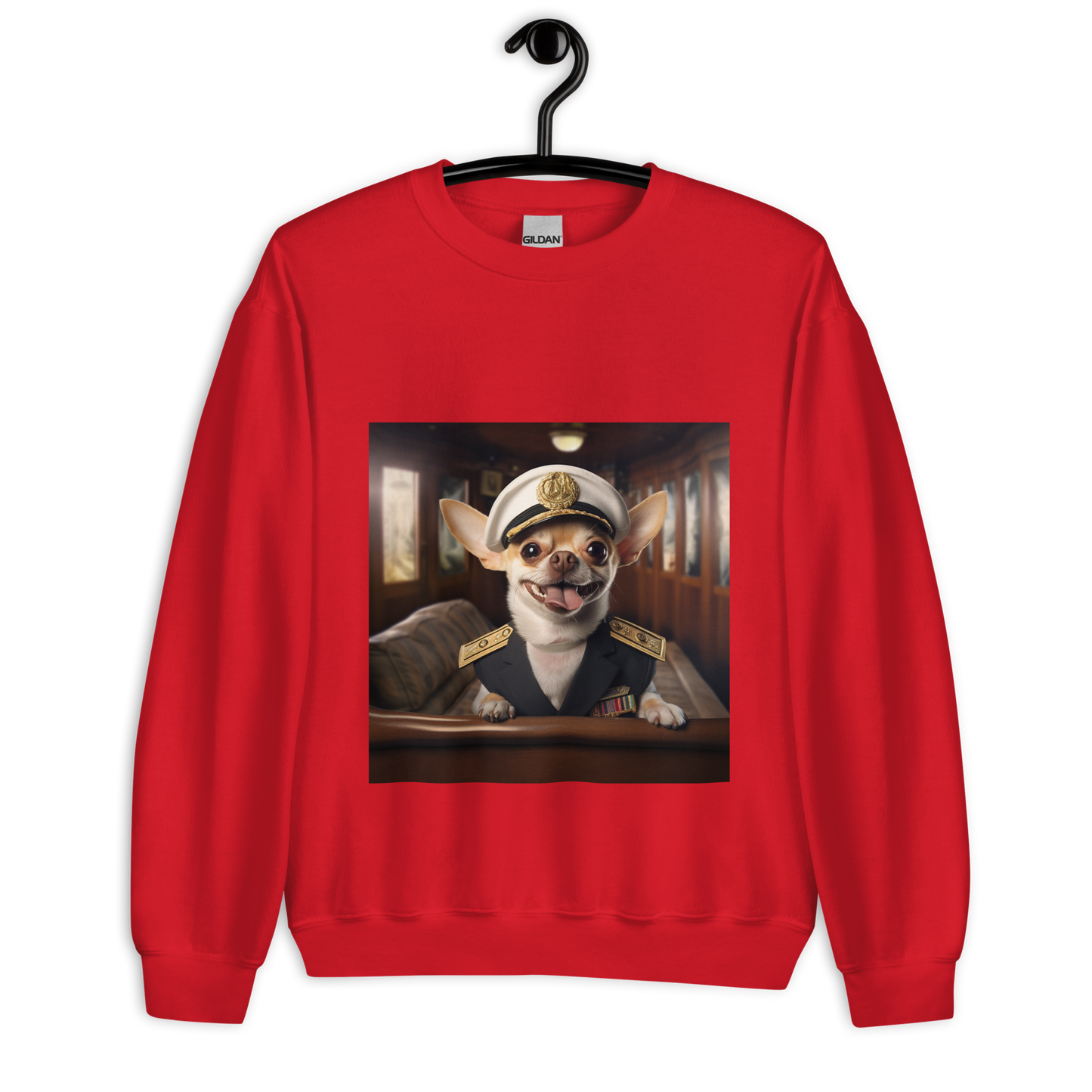 Chihuahua CruiseShipCaptain Unisex Sweatshirt