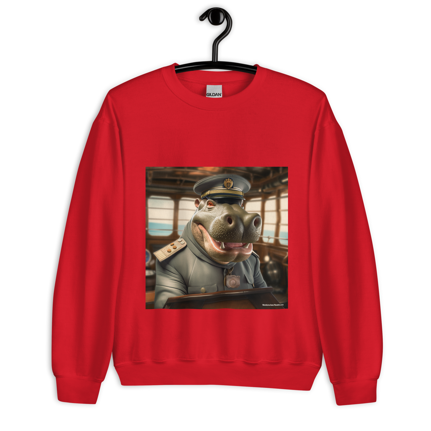 Hippo CruiseShipCaptain Unisex Sweatshirt