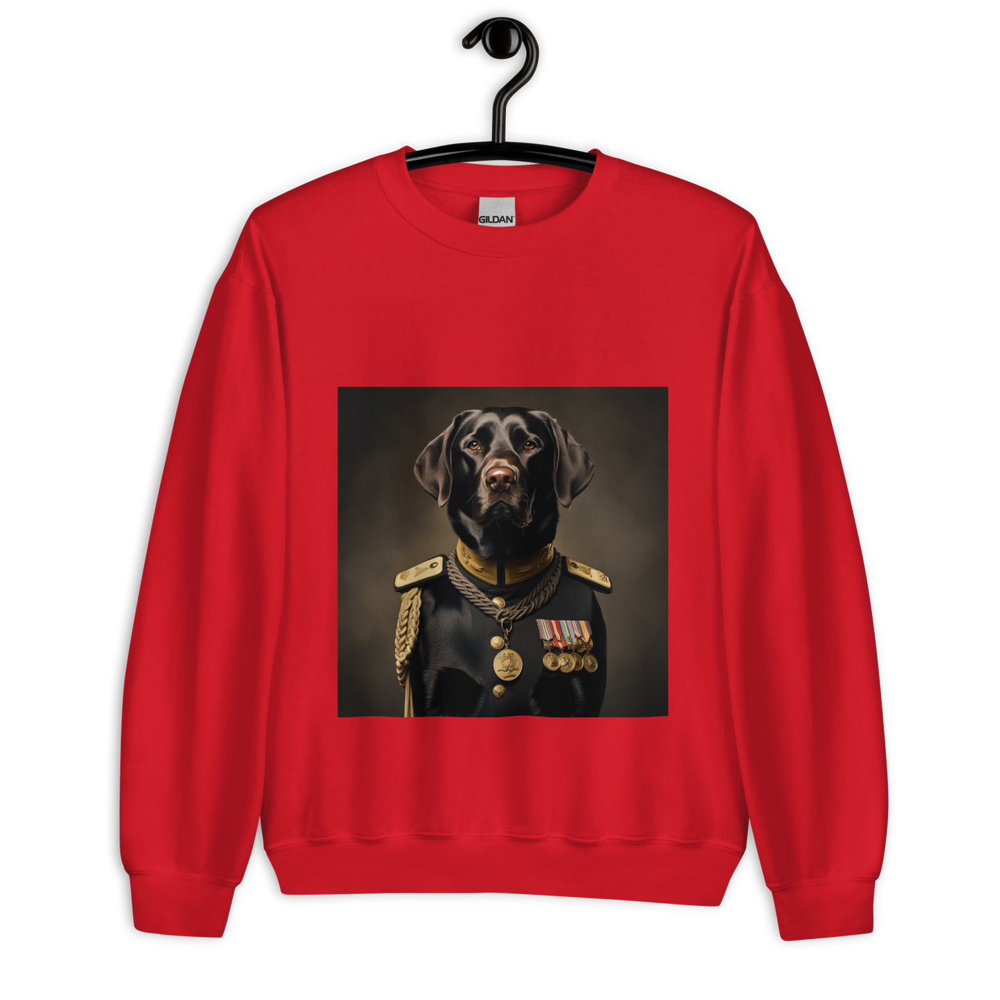 Labrador Retriever NavyOfficer Unisex Sweatshirt