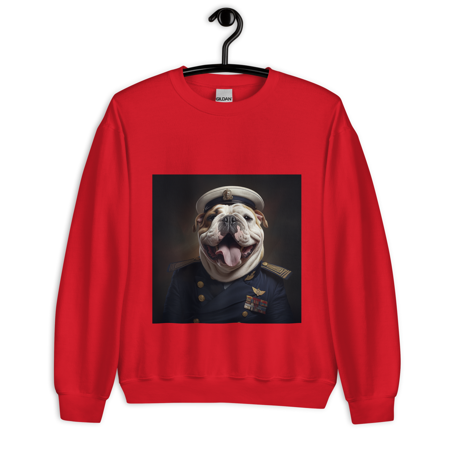 Bulldog NavyOfficer Unisex Sweatshirt