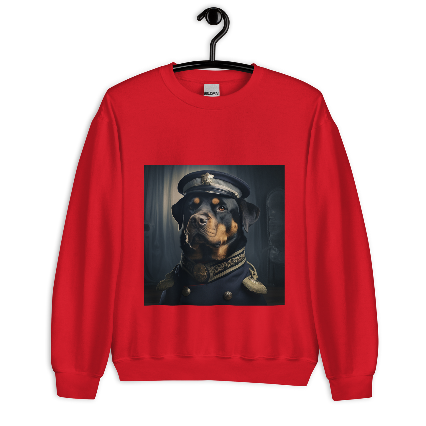 Rottweiler NavyOfficer Unisex Sweatshirt