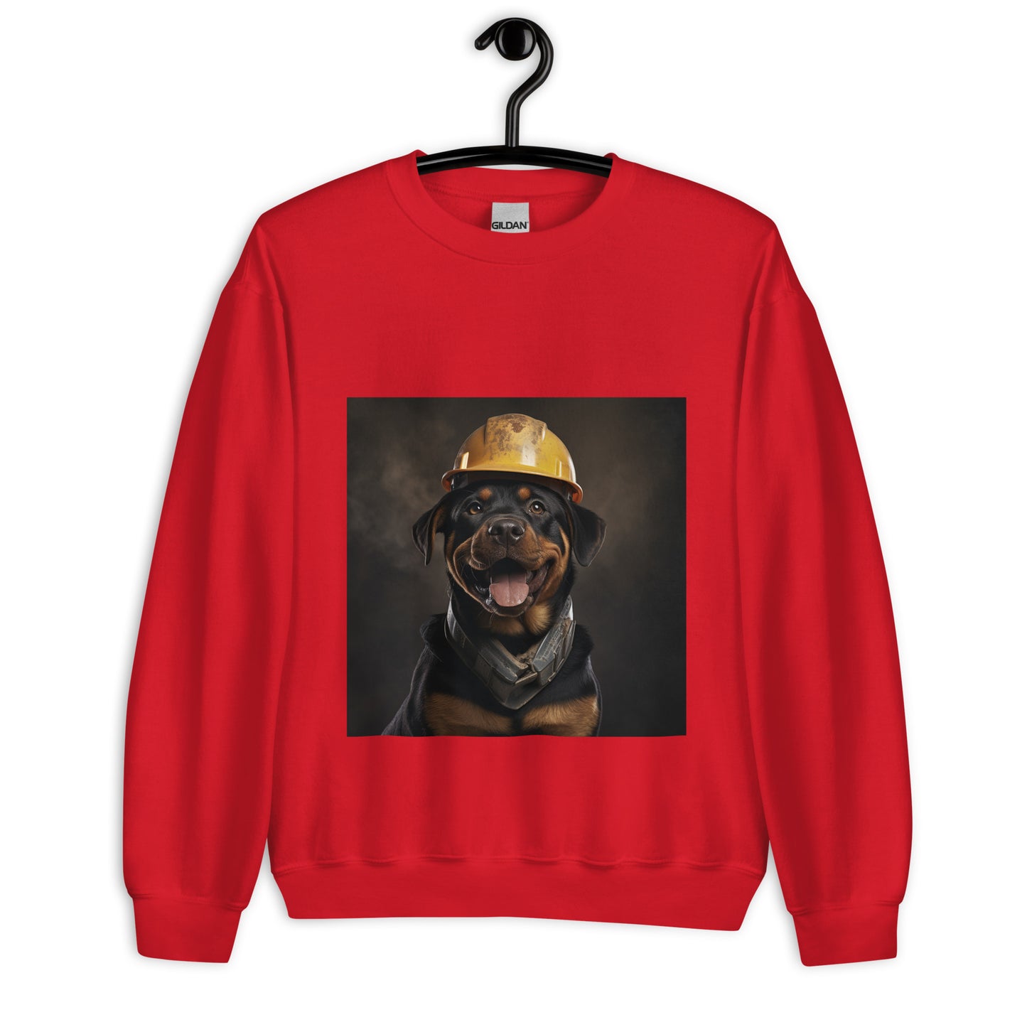 Rottweiler ConstructionWorker Unisex Sweatshirt