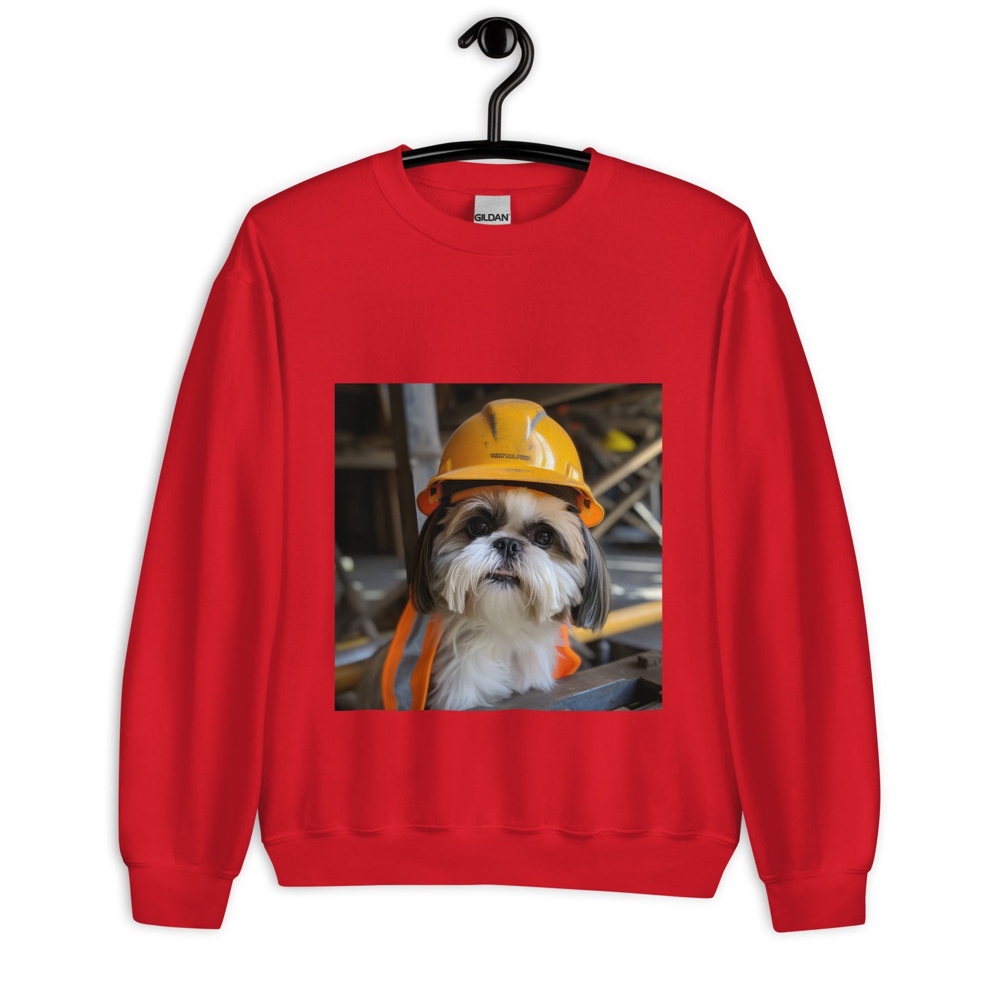 Shih Tzu ConstructionWorker Unisex Sweatshirt