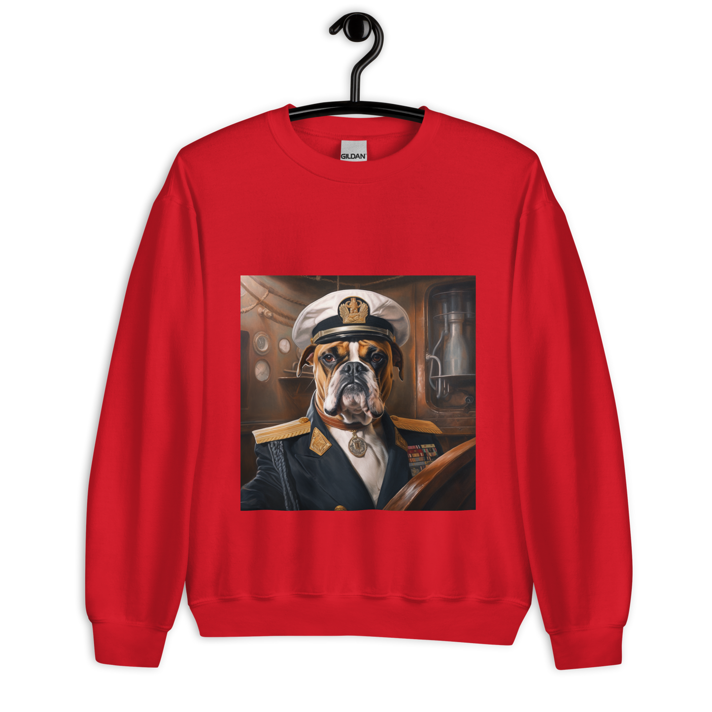 Boxer NavyOfficer Unisex Sweatshirt