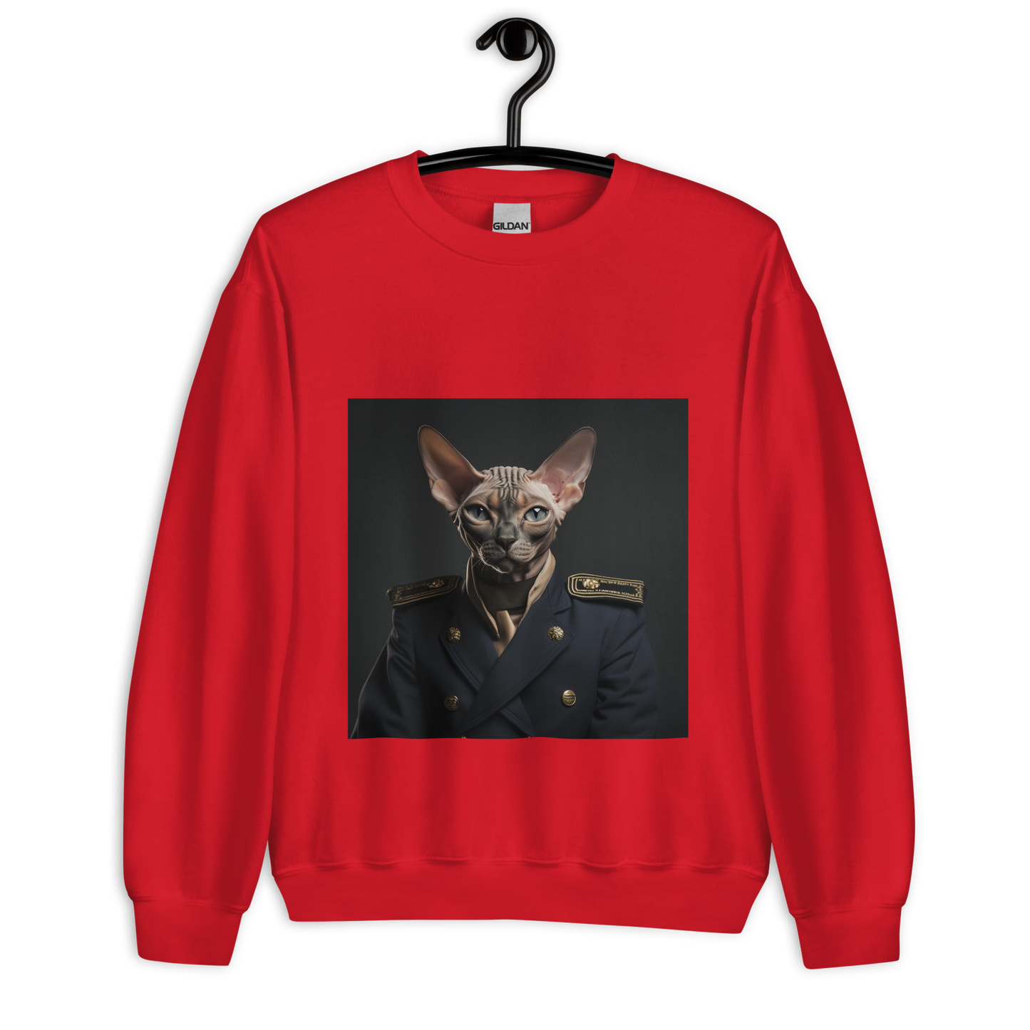 Sphynx NavyOfficer Unisex Sweatshirt