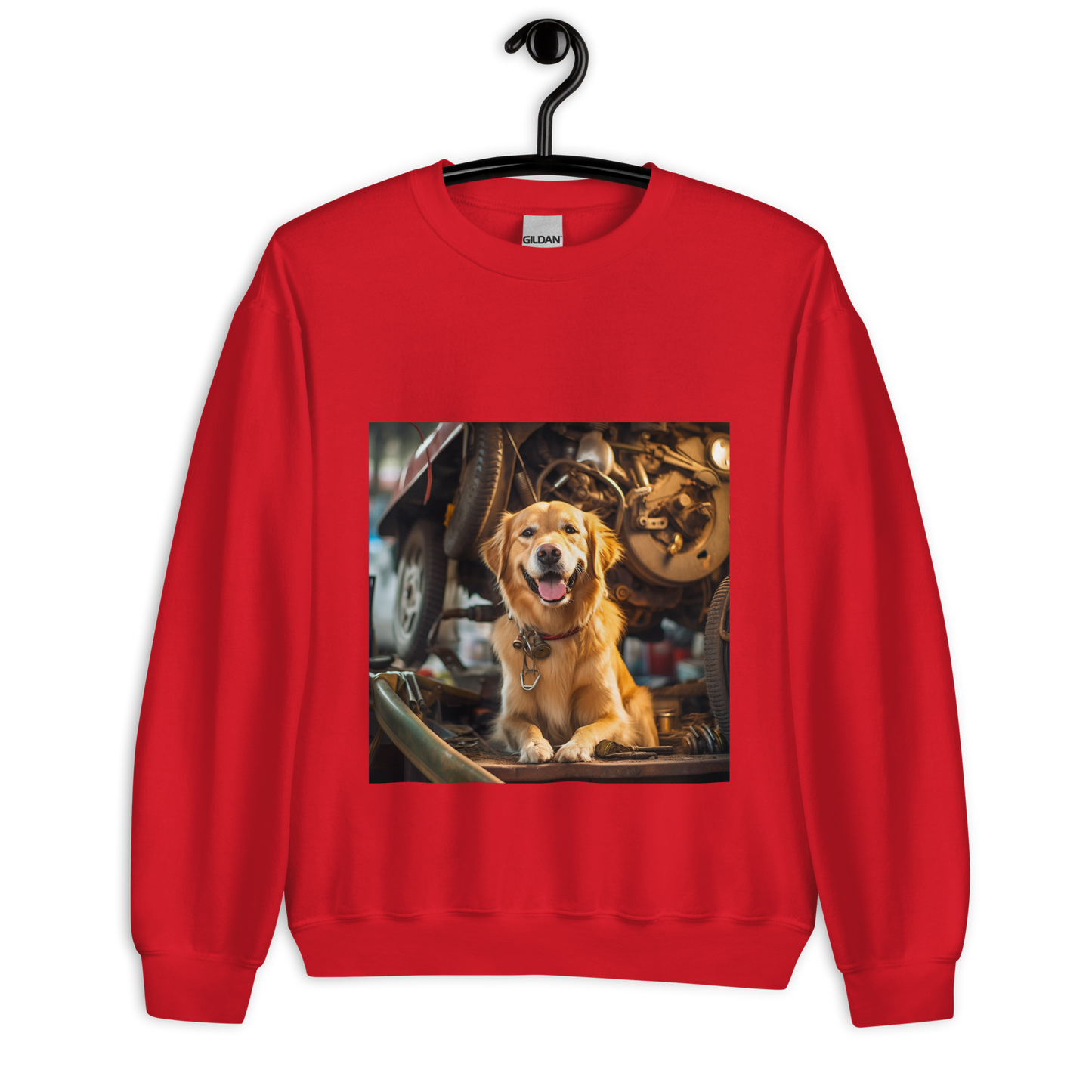 Golden Retriever AutoMechanic Unisex Sweatshirt