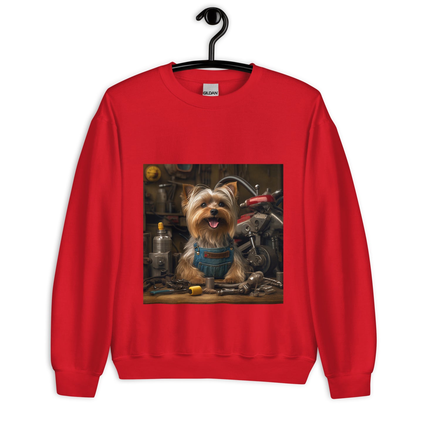 Yorkshire Terrier AutoMechanic Unisex Sweatshirt