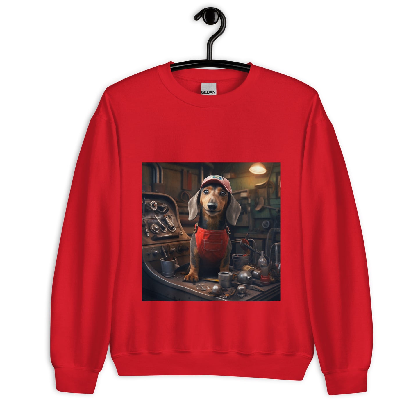 Dachshund AutoMechanic Unisex Sweatshirt