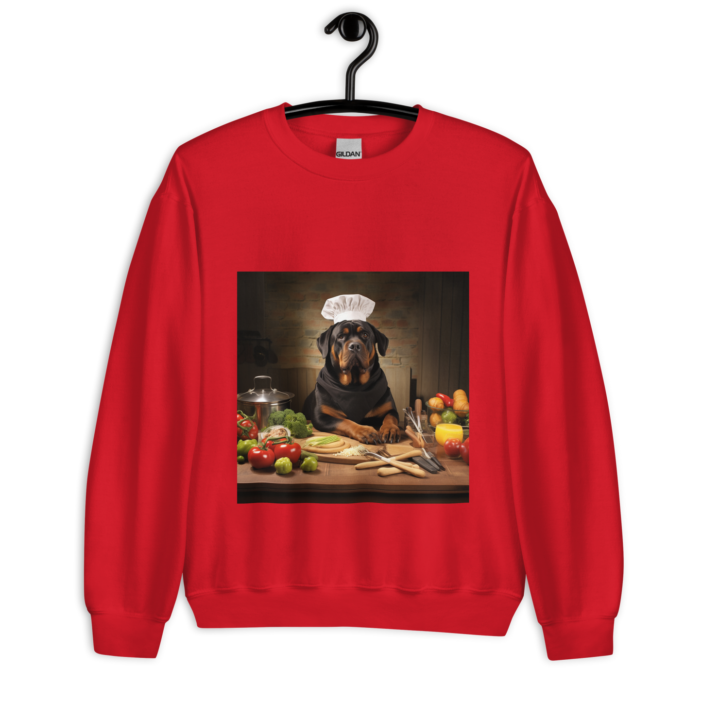 Rottweiler Chef Unisex Sweatshirt